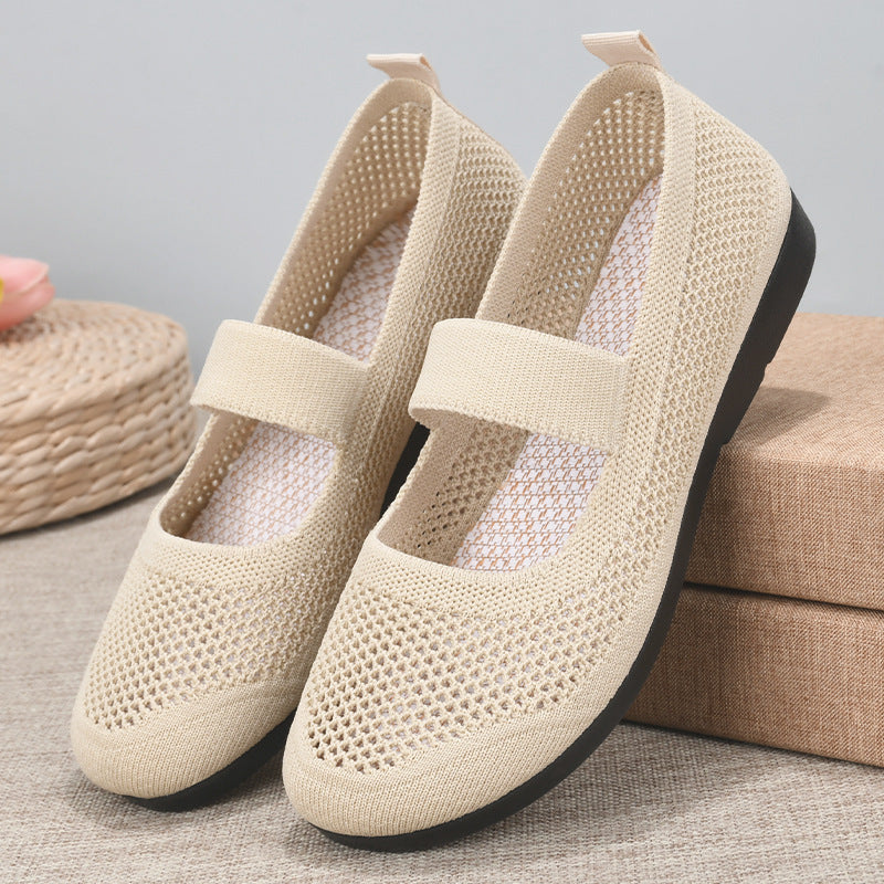 Sarah Express Breathable Flying Woven Women's Casual Shoes