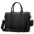 Sarah Express Professional Leather Briefcase for Daily Work Black