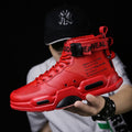 Sarah Express High Top Utility Sneakers Red