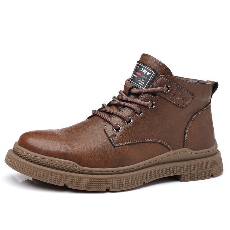 Sarah Express Men's Casual Lace-Up Tactical Boots