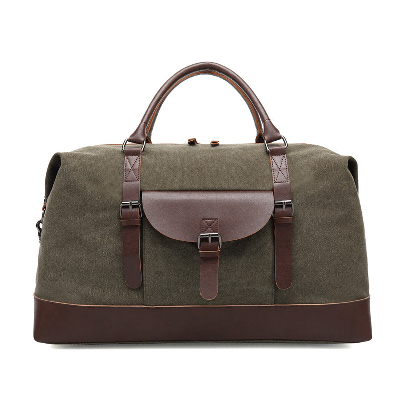 Sarah Express Large Canvas Travel Duffle Bag Green
