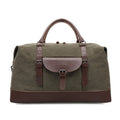 Sarah Express Large Canvas Travel Duffle Bag Green