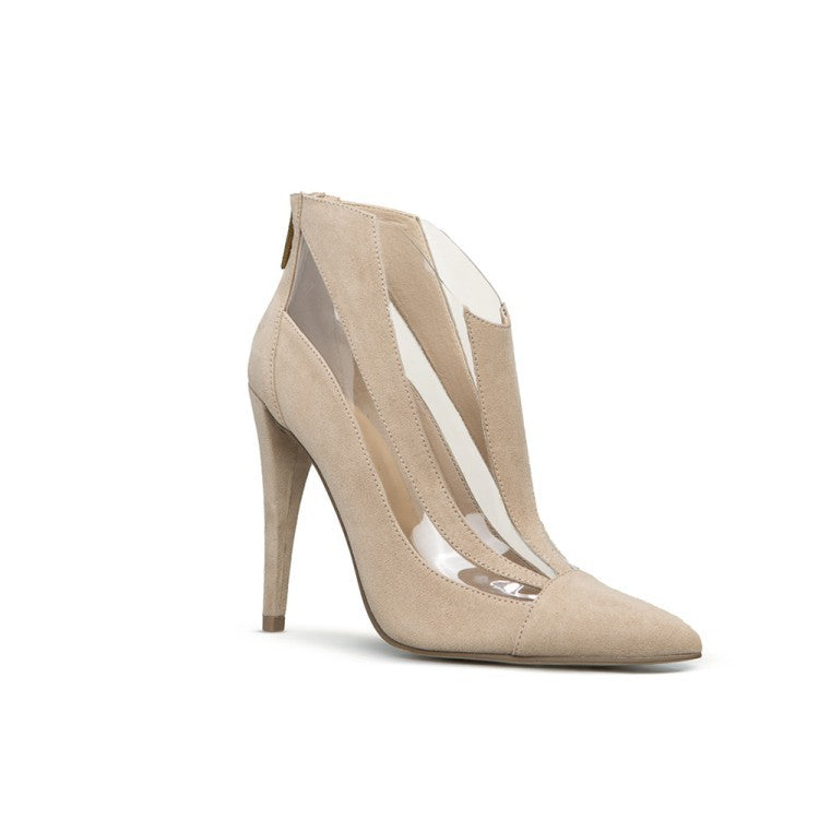 Sarah Express Pointed Toe Cutout Stiletto Sandals