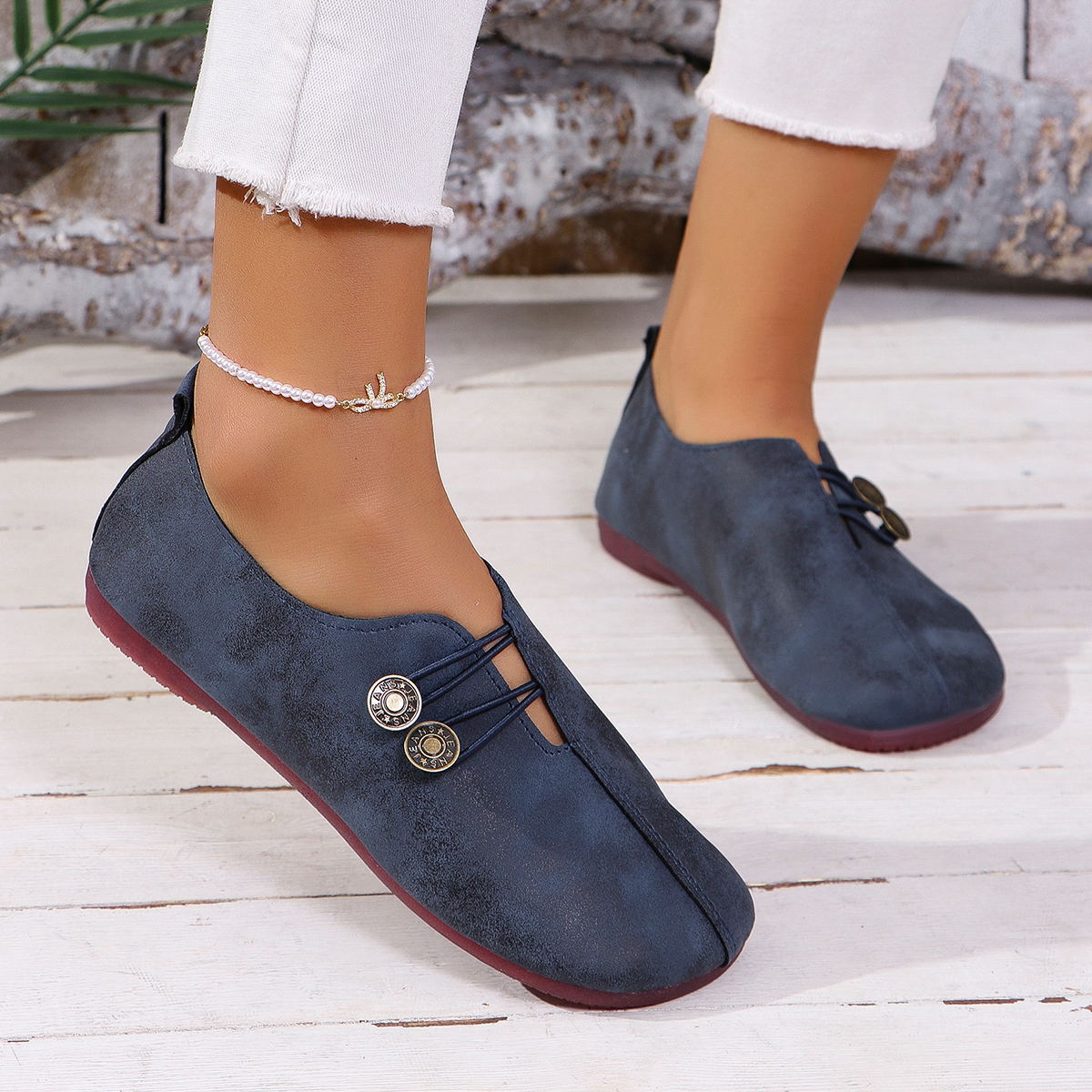 Sarah Express PU Leather Slip-On Sandals