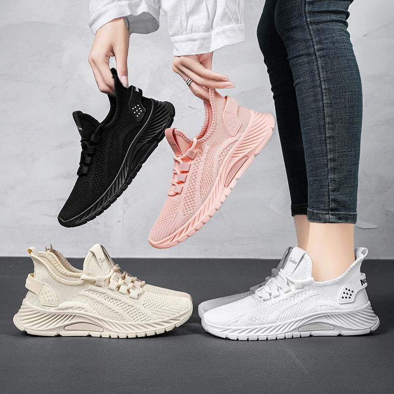 Sarah Express Lightweight Breathable Mesh Lace Up Sneakers
