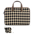 Sarah Express Argyle Pattern Laptop Protective Carrying Bag Diamond Lattice