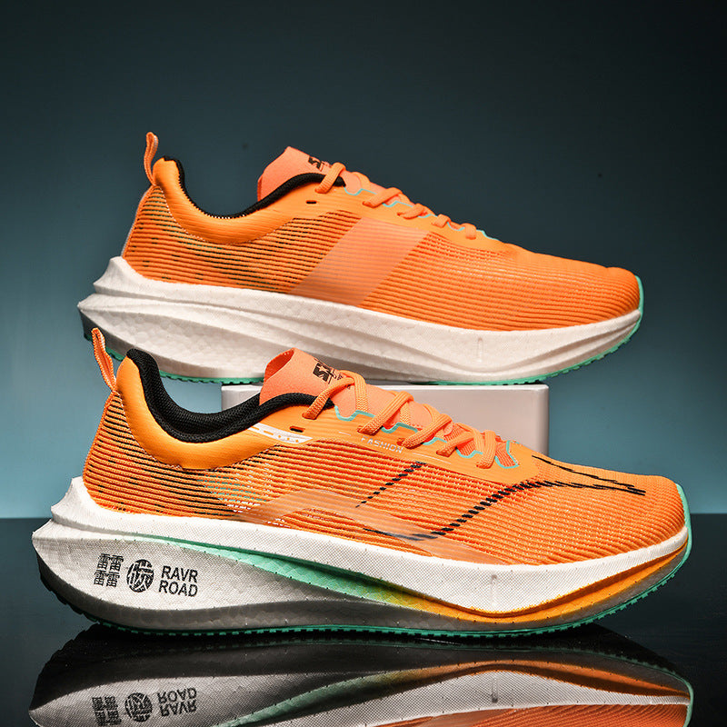 Sarah Express Unisex Lightweight Breathable Running Sneakers Orange