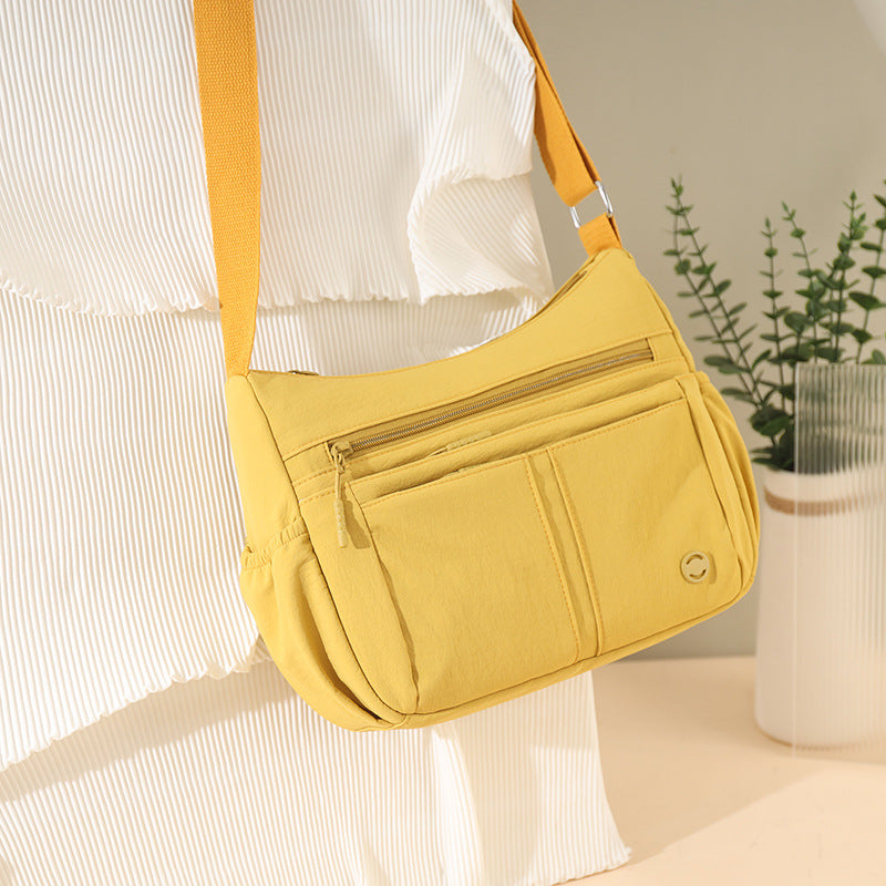 Sarah Express Multi-Compartment Nylon Crossbody Shoulder Bag