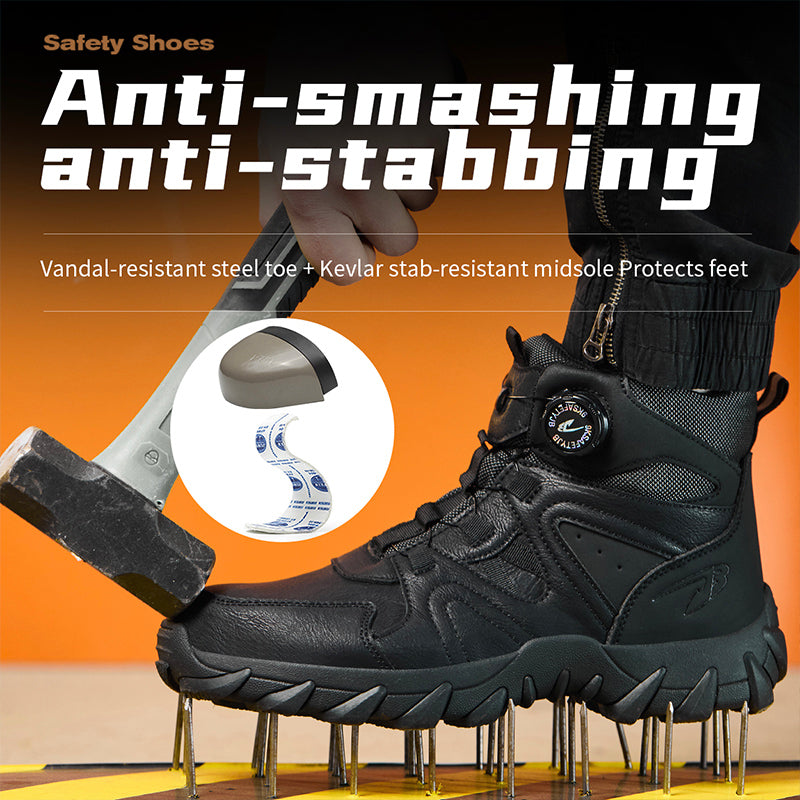 Sarah Express Men's Steel Toe Safety Work Boots
