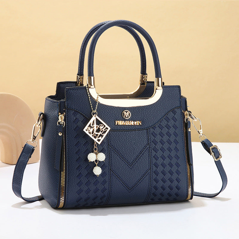 Sarah Express Embroidered Thread Structured Crossbody Bag
