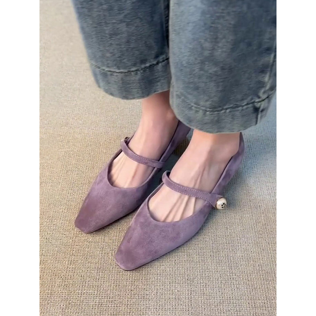 Sarah Express Pointed Toe Slingback Mary Jane Shoes