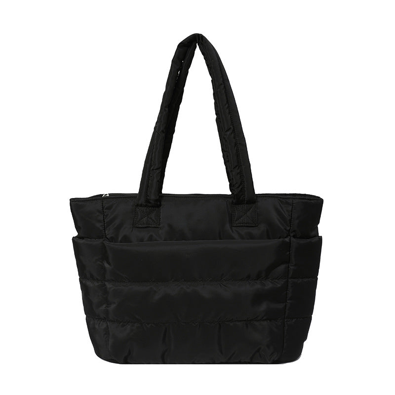 Sarah Express Nylon Multi-Pocket Travel Tote Bag