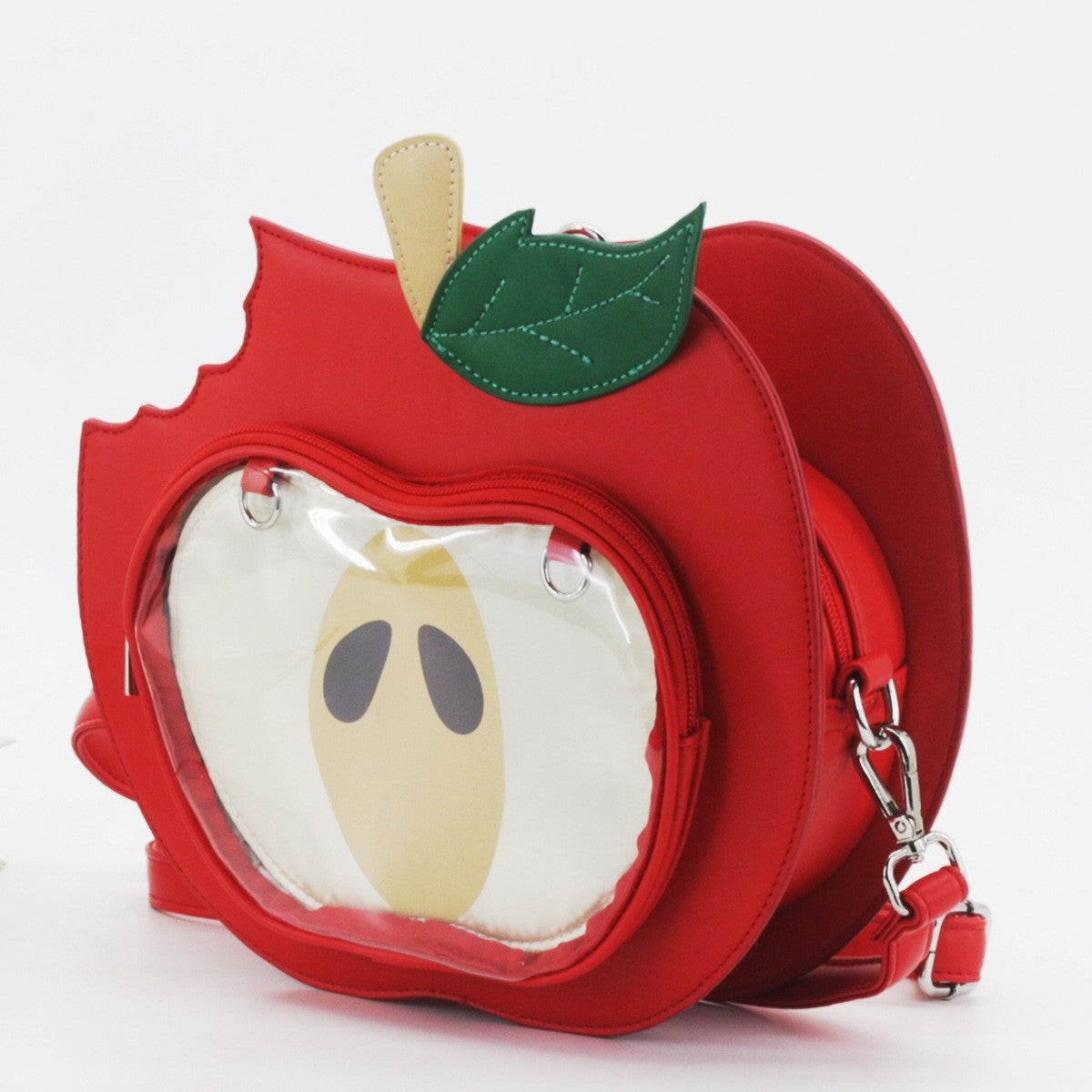 Sarah Express Apple-Themed Mini Crossbody Shoulder Bag