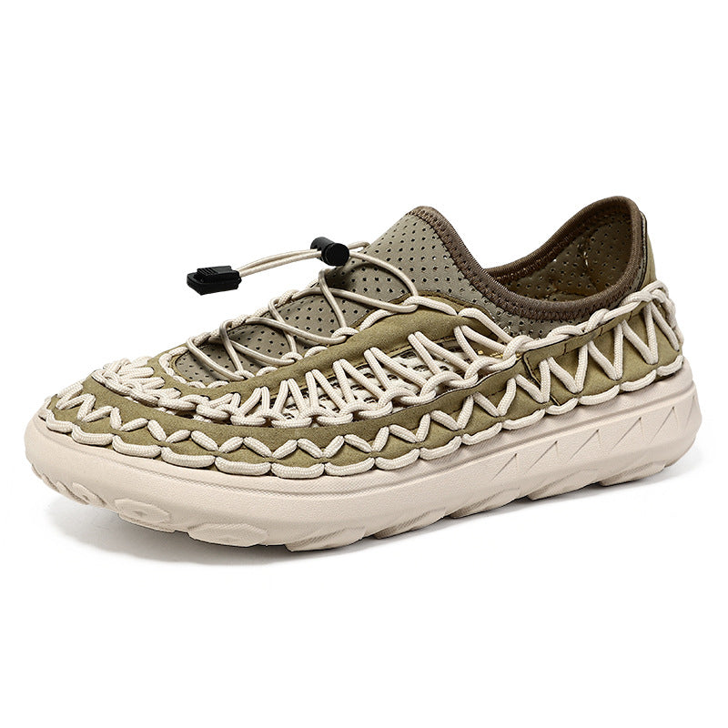Sarah Express Men's Breathable Mesh Slip-On Sneakers