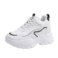 Sarah Express Women's Breathable Mesh Casual Running Sneakers Black