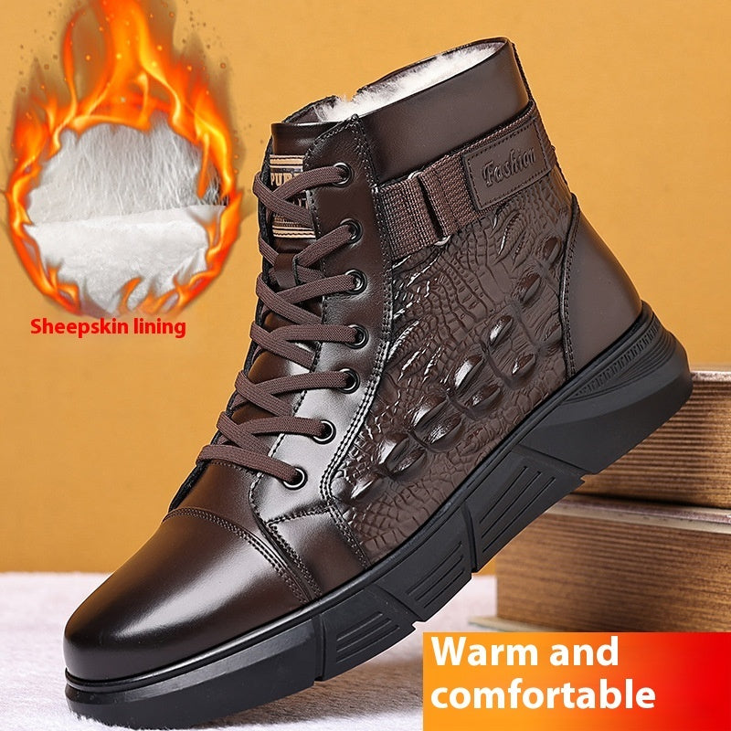 Sarah Express Fur Lined Lace Up Winter Boots