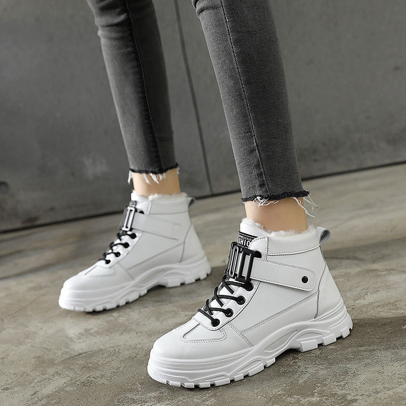 Sarah Express Waterproof Platform High-Top Sneakers