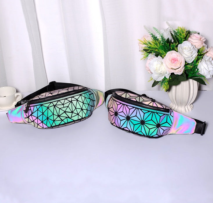 Sarah Express Geometric Pattern Waist Belt Bag