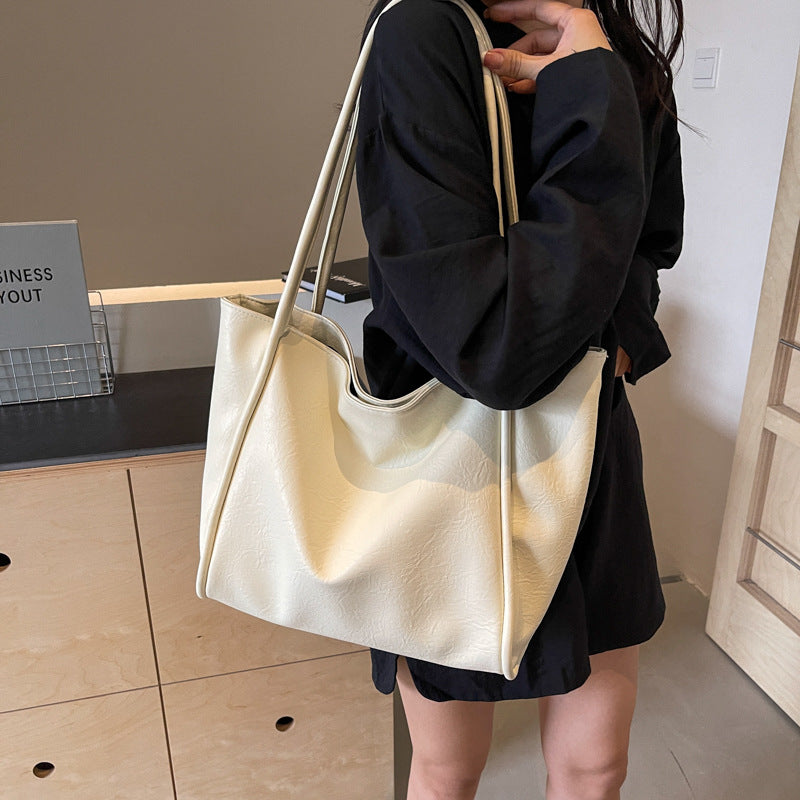 Sarah Express Soft Leather Shoulder Bag Commuter Tote