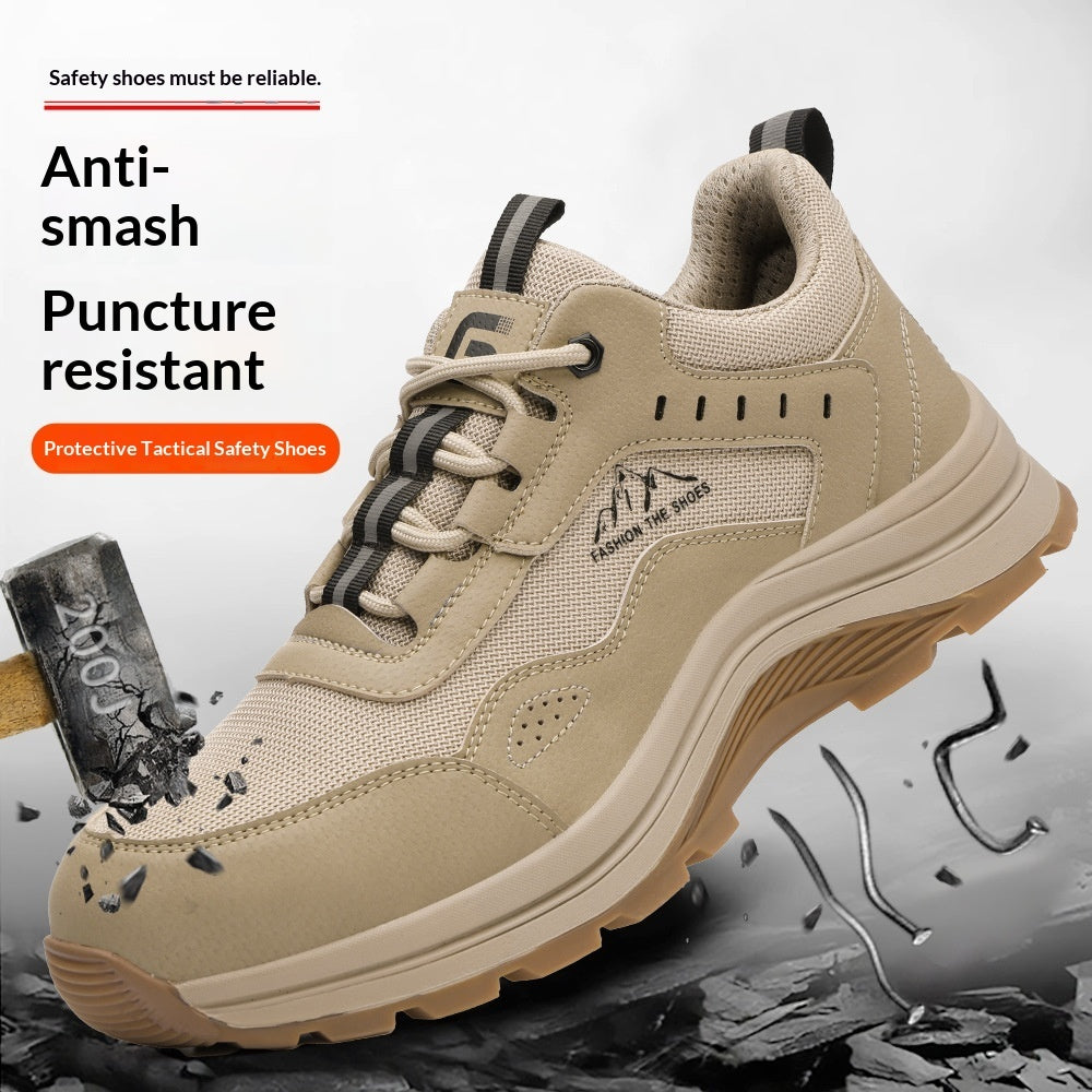 Sarah Express Breathable Men's Tactical Protective Work Shoes