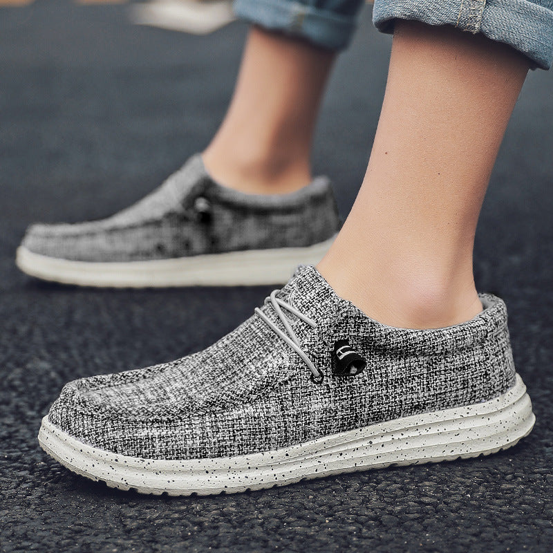 Sarah Express Men's Lightweight Canvas Casual Loafers