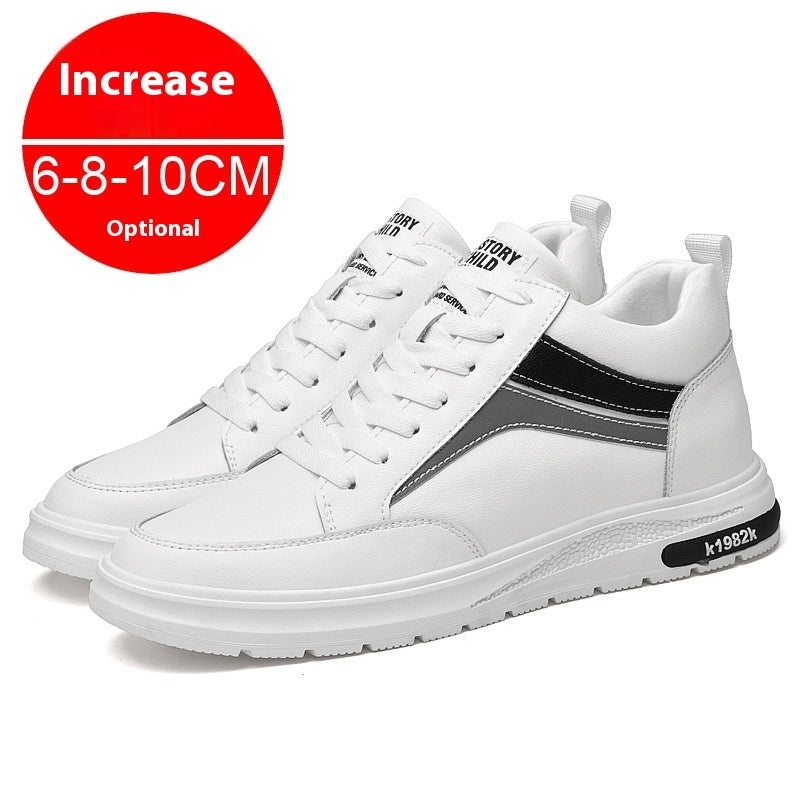 Sarah Express Men's Casual Height Increasing Lace-Up Sneakers