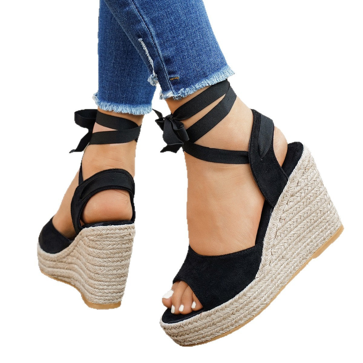 Sarah Express Wrap-Strap Open-Toe High-Heel Sandals