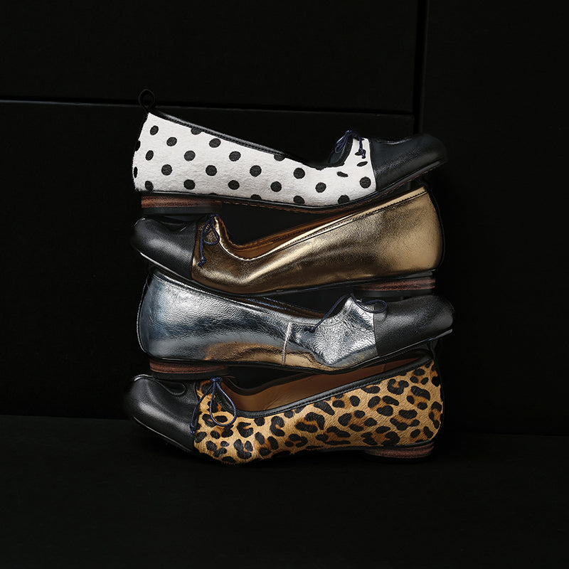 Sarah Express Split-Toe Tabi Bow Ballet Flats