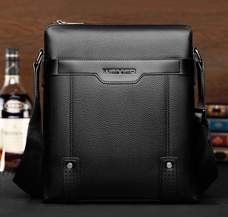 Sarah Express Structured PU Leather Men Messenger Bag