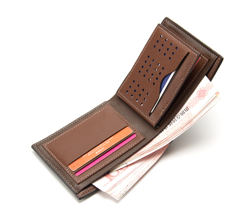 Sarah Express Compact Men's Three-Fold Wallet
