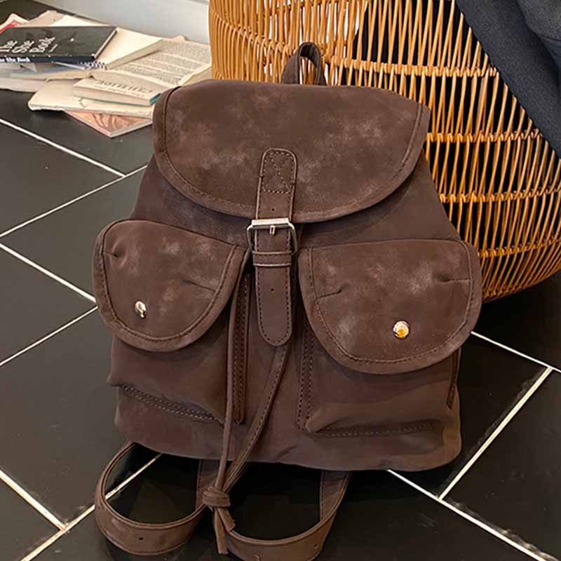 Sarah Express Structured Vegan Leather Multi-Pocket Crossbody Bag