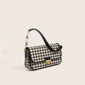 Sarah Express Houndstooth Pattern Shoulder Bag With Beads Picture Color