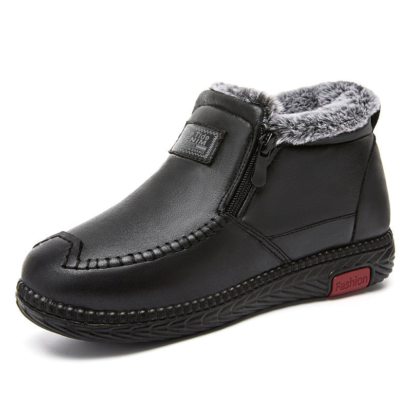 Sarah Express Plush Lined Side Zipper Ankle Boots