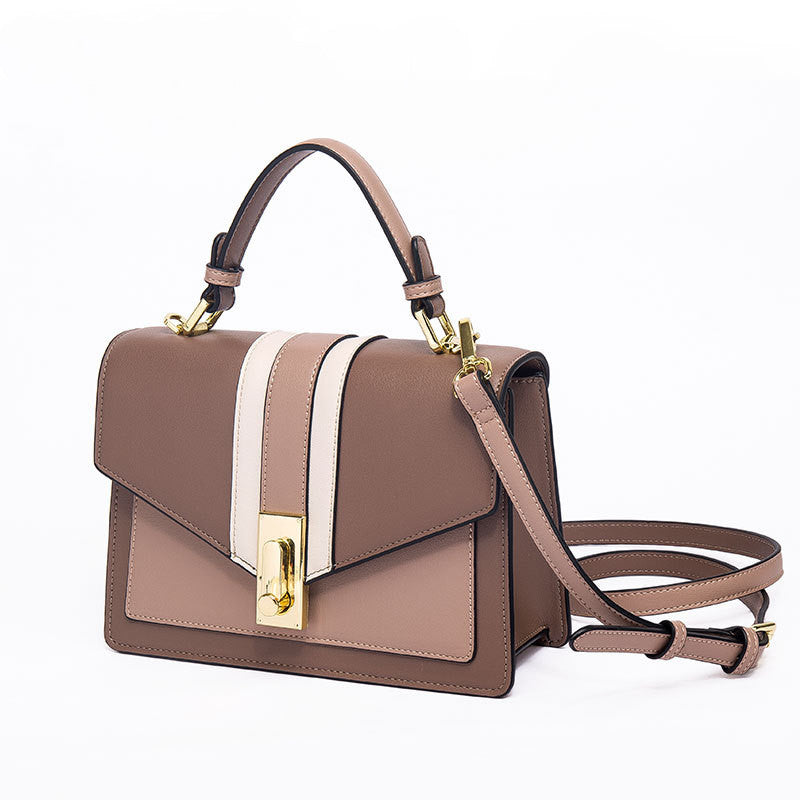 Sarah Express Color Block Structured Small Handbag