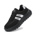 Sarah Express Women's Platform Height-Increasing Casual Sneakers Black