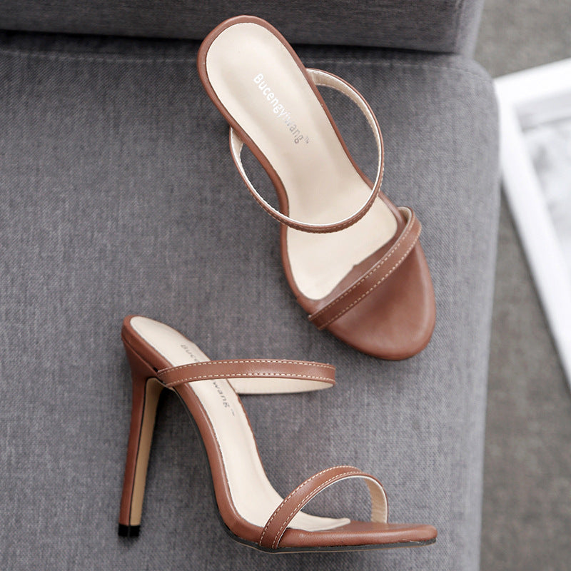 Sarah Express Cutout Stiletto Sandals Open Toe Heels
