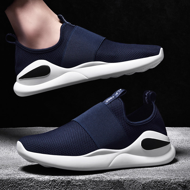 Sarah Express Men's Mesh Slip-On Casual Sneakers