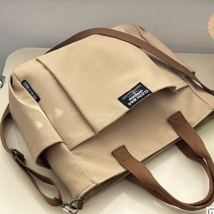 Sarah Express Premium Canvas Tote Crossbody Shoulder Bag