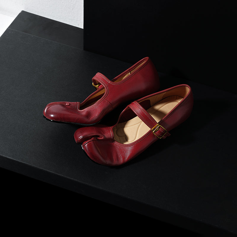 Sarah Express Split-Toe Tabi Mary Jane Flats