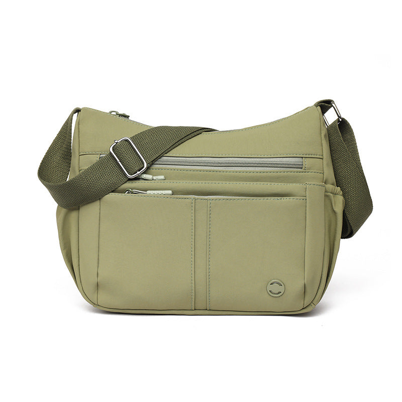 Sarah Express Multi-Compartment Nylon Crossbody Shoulder Bag