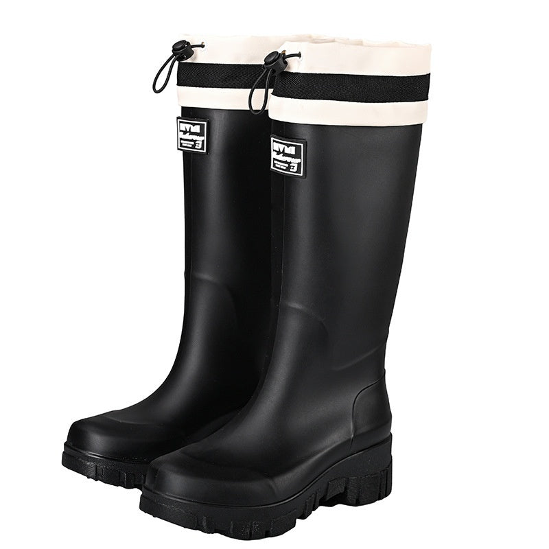 Sarah Express Women's Waterproof Tall Rain Boots