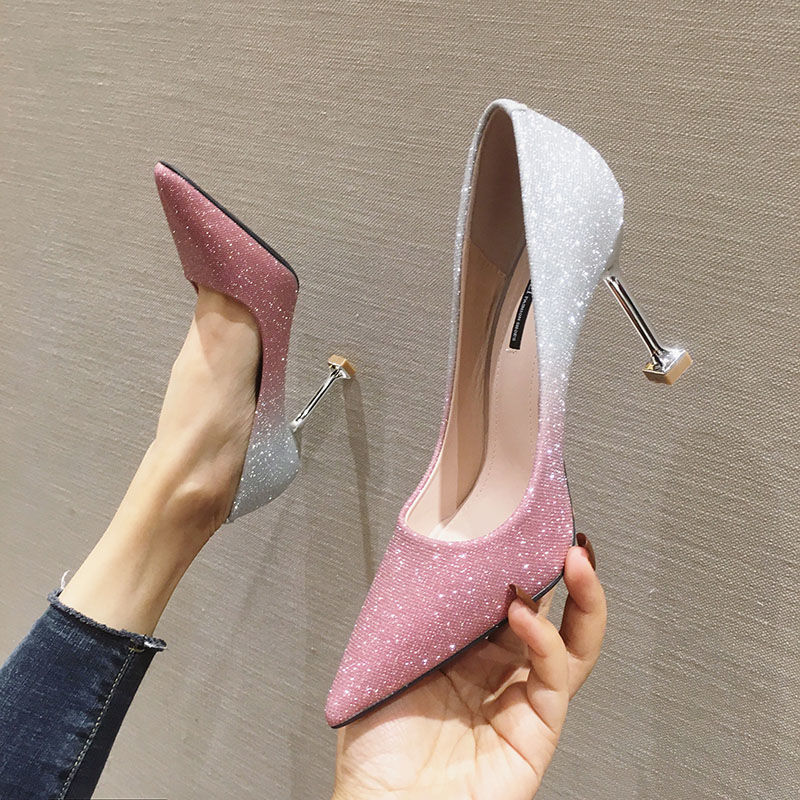 Sarah Express Gradient Pointed-Toe Stiletto Heels