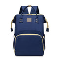 Sarah Express Waterproof Oxford Cloth Maternity Travel Backpack Dark Blue