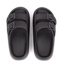 Sarah Express Women's EVA Platform Massage Slides Black