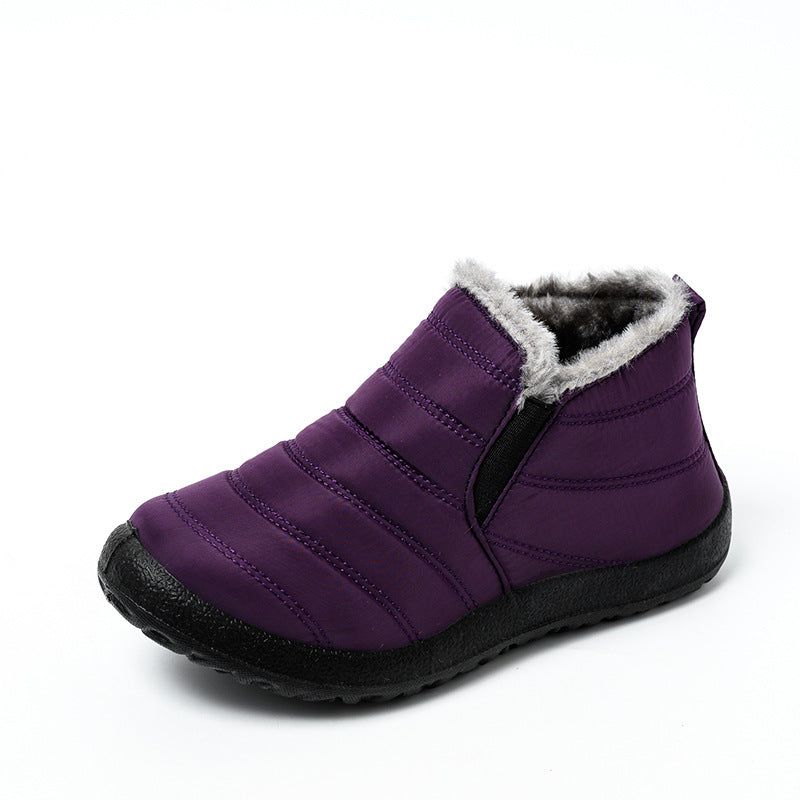 Sarah Express Unisex Waterproof Slip-On Winter Ankle Boots
