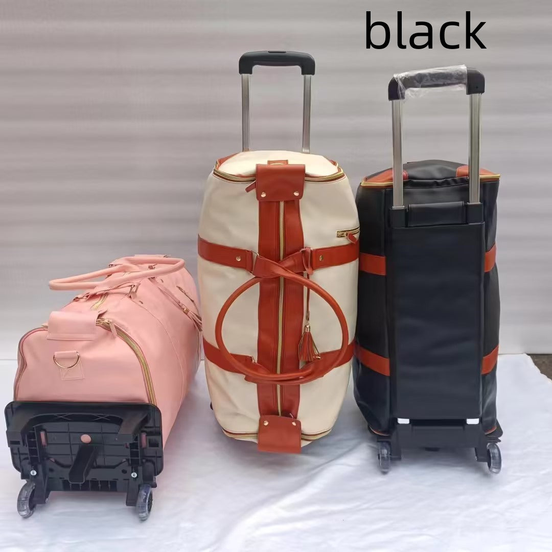 Sarah Express Convertible Rolling Travel Garment Duffel Bag
