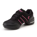 Sarah Express Breathable Mesh Soft Sole Dance Sneakers 760 Black Pink