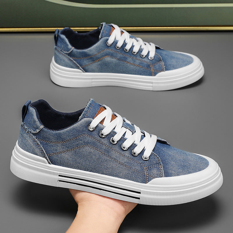 Sarah Express Men's Breathable Canvas Casual Sneakers