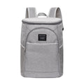 Sarah Express Large Capacity Insulated Picnic Cooler Backpack Grey