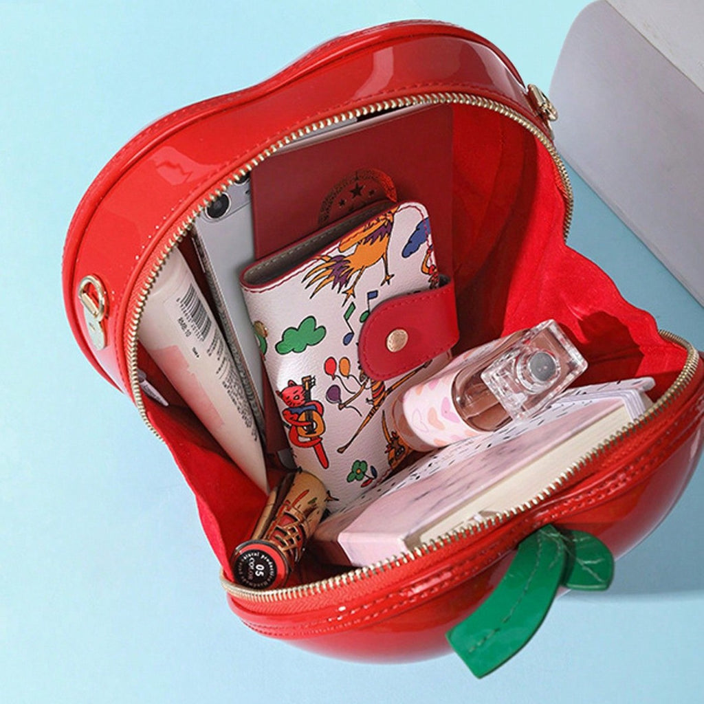 Sarah Express Apple Shaped Novelty Crossbody Bag